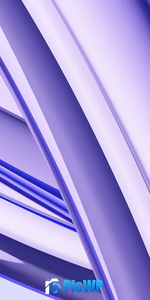 iMac 2023 Purple abstract 3K Mobile Wallpaper