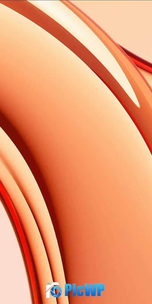 iMac 2023 Orange 3K Mobile Wallpaper