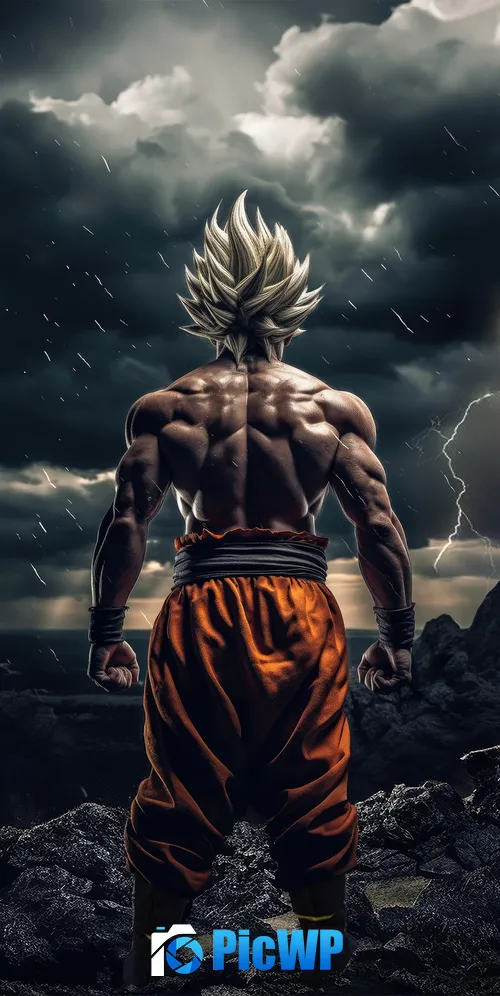 Super Saiyan Goku 3K Mobile Wallpaper