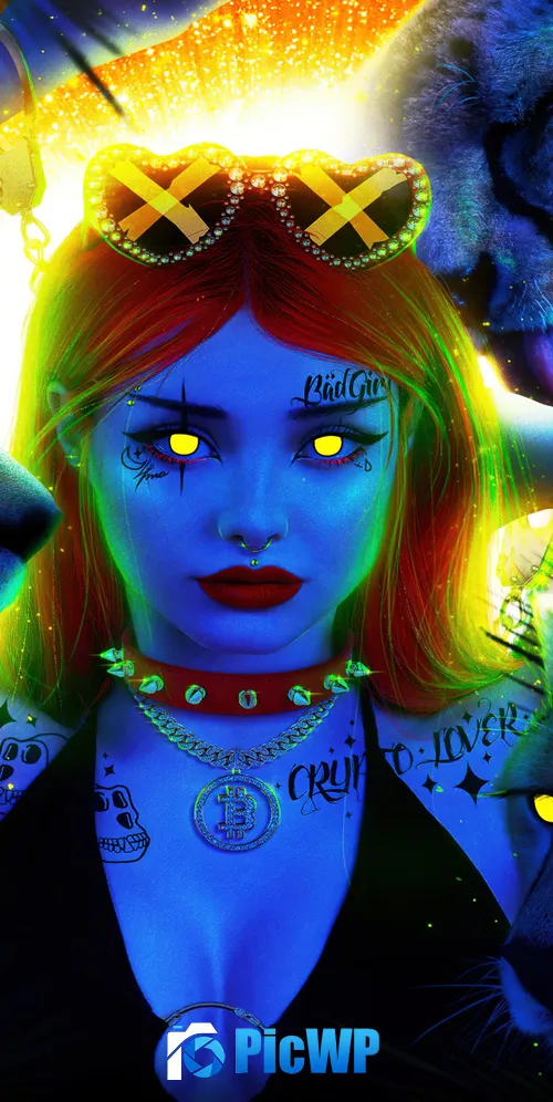 Bad girl Power 3K Mobile Wallpaper