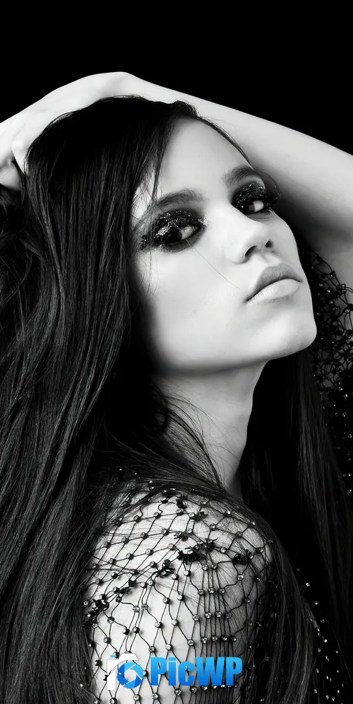 Jenna Ortega AMOLED 3K Mobile Wallpaper