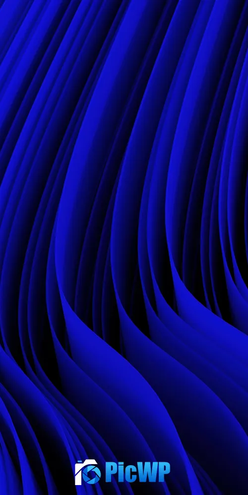 Blue abstract Layers 3K Mobile Wallpaper