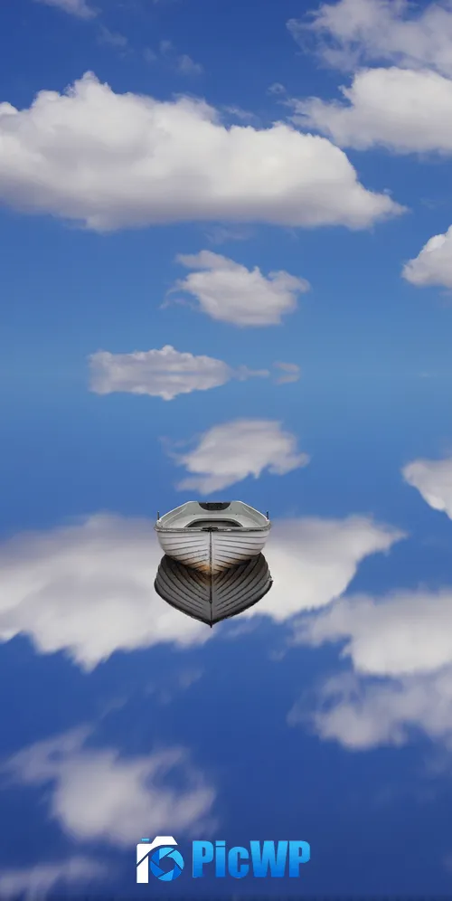 Blue sky Reflection 3K Mobile Wallpaper