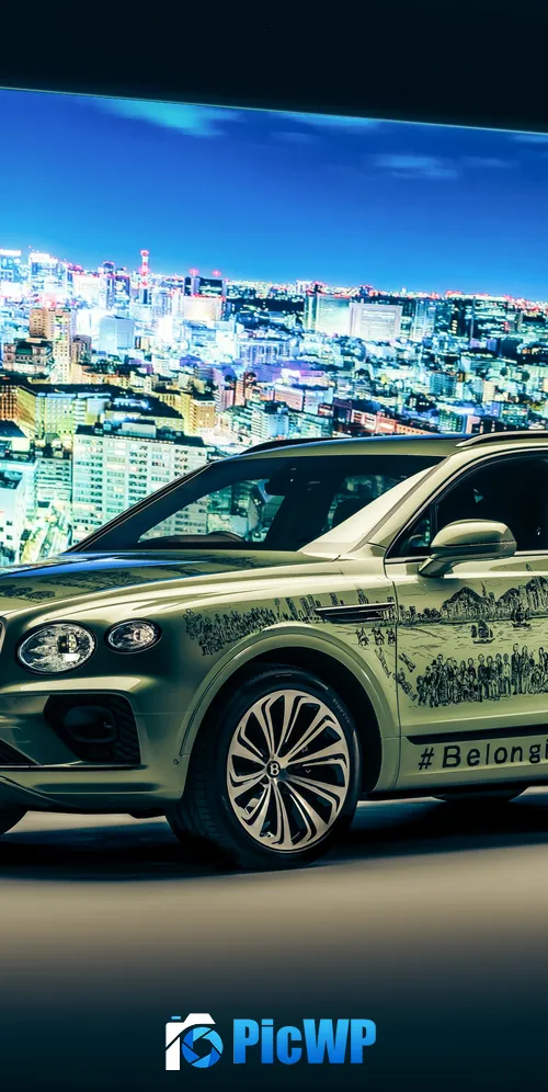 Bentley Belonging Bentayga Art Car 2023 3K Mobile Wallpaper