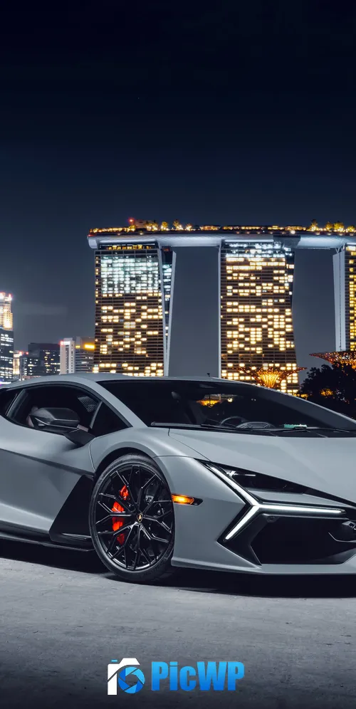 Lamborghini Revuelto Singapore 3K Mobile Wallpaper
