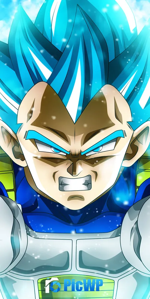Super Saiyan Blue Vegeta 3K Mobile Wallpaper