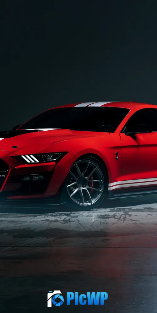 Ford Mustang Shelby GT500 3K Mobile Wallpaper