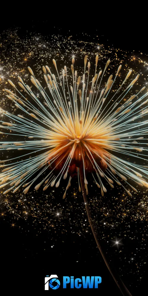 Dandelion flower Digital Art 3K Mobile Wallpaper