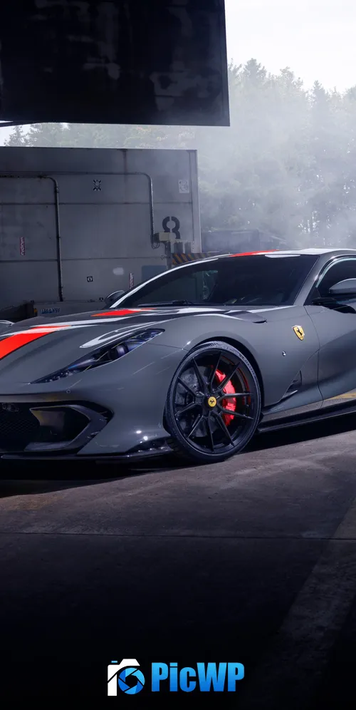 Ferrari 812 Competizione Novitec 3K Mobile Wallpaper