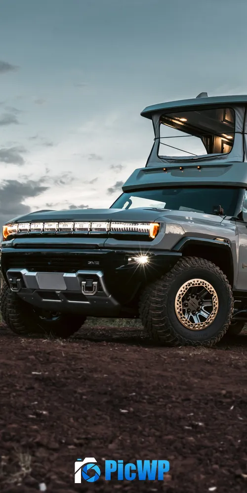 GMC Hummer EV EarthCruiser 2024 3K Mobile Wallpaper