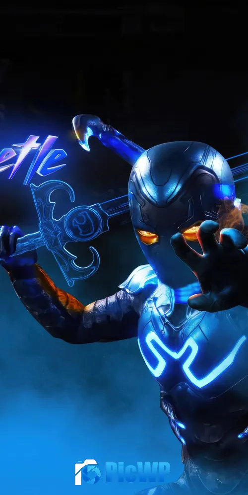 Blue Beetle Movie poster 3K Mobile Wallpaper