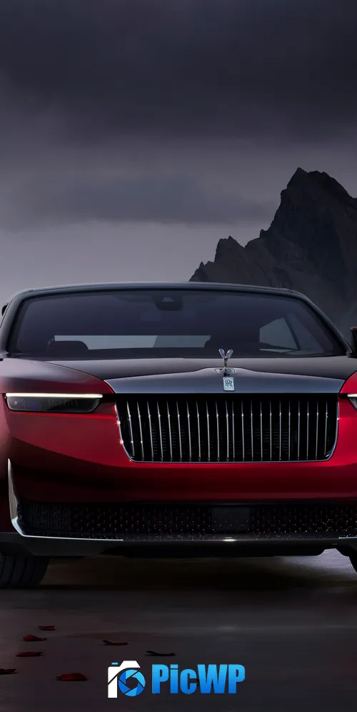 Rolls-Royce La Rose Noire Droptail 3K Mobile Wallpaper