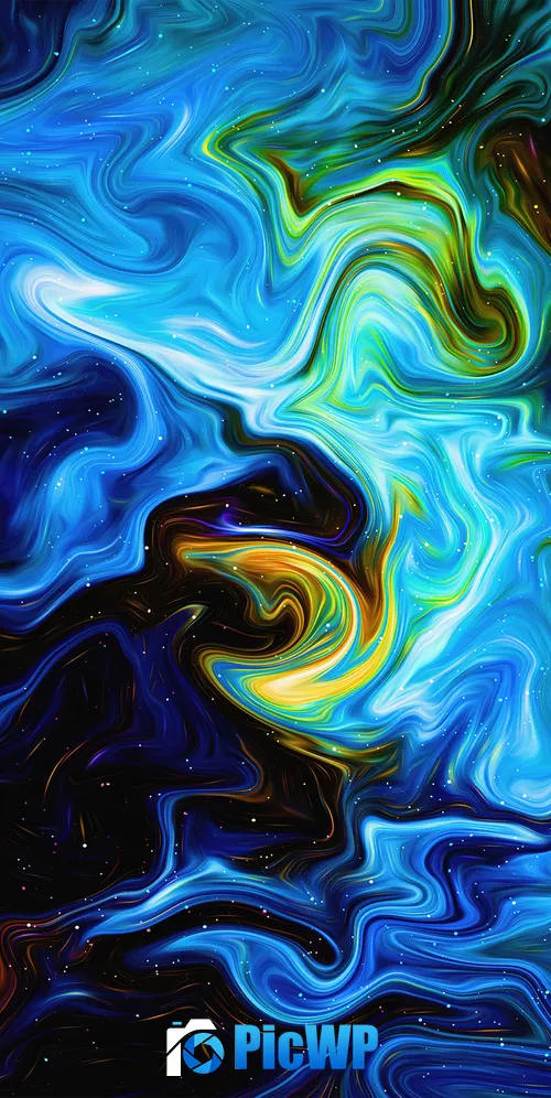 Digital paint Abstract background 3K Mobile Wallpaper
