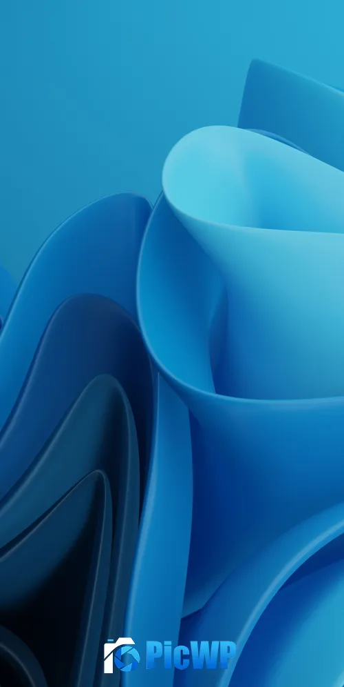 Blue aesthetic Abstract background 3K Mobile Wallpaper