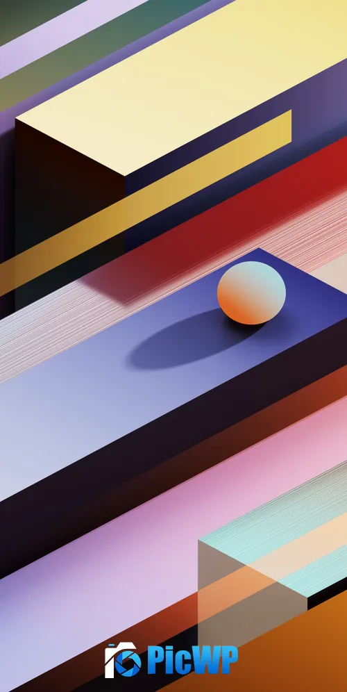Geometric Ascension 3K Mobile Wallpaper