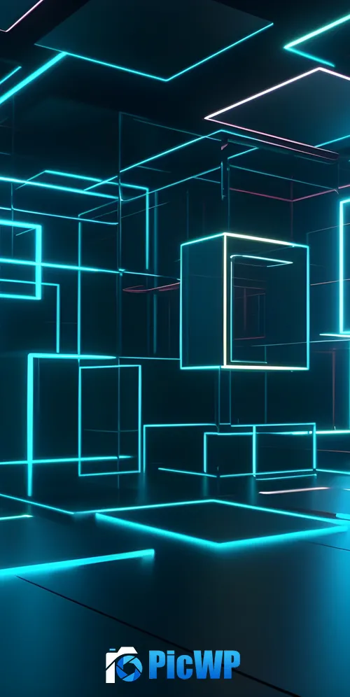 Modern lighting Interior 3K Mobile Wallpaper