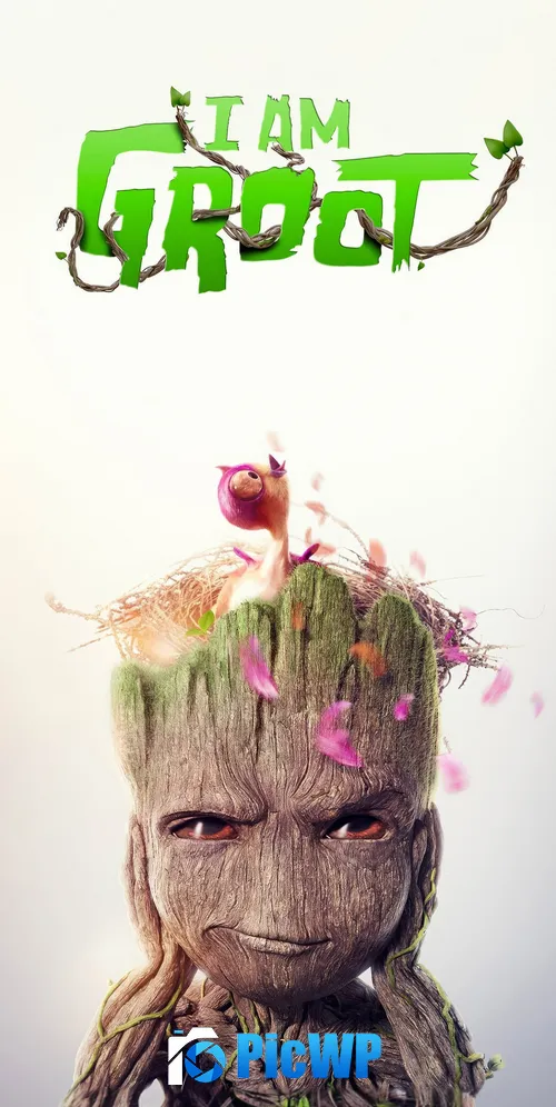 I Am Groot Season 2 3K Mobile Wallpaper