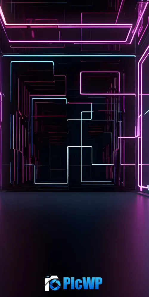 Modern lighting Neon 3K Mobile Wallpaper