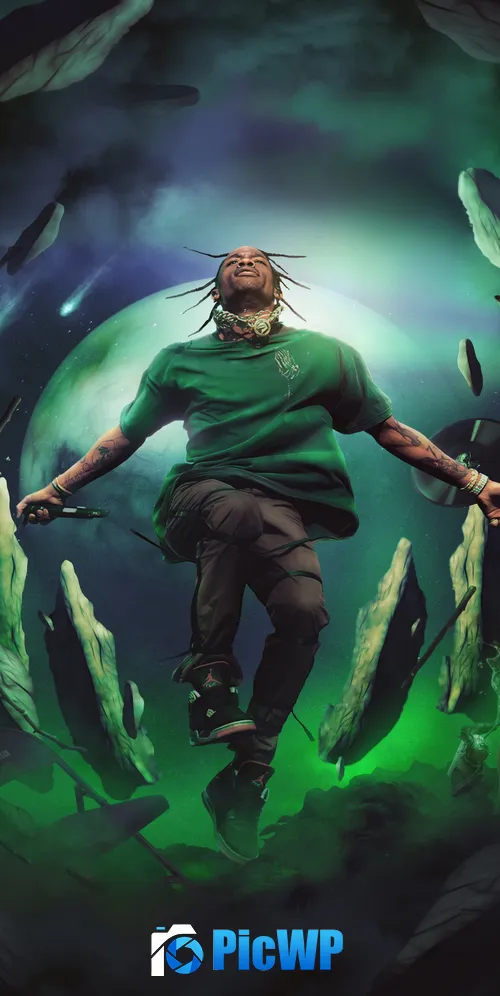 Travis Scott Utopia 3K Mobile Wallpaper
