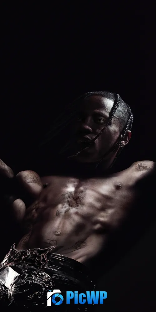 Travis Scott Live concert 3K Mobile Wallpaper