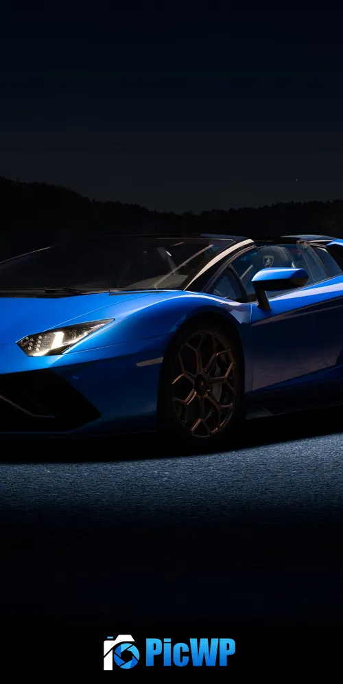 Lamborghini Aventador Ultimae Roadster 3K Mobile Wallpaper