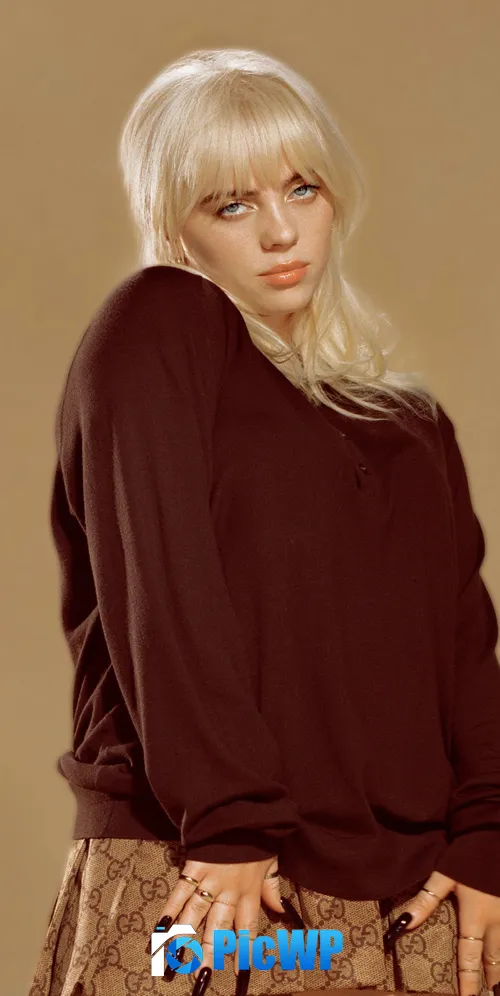 Happier Than Ever Billie Eilish 3K Mobile Wallpaper