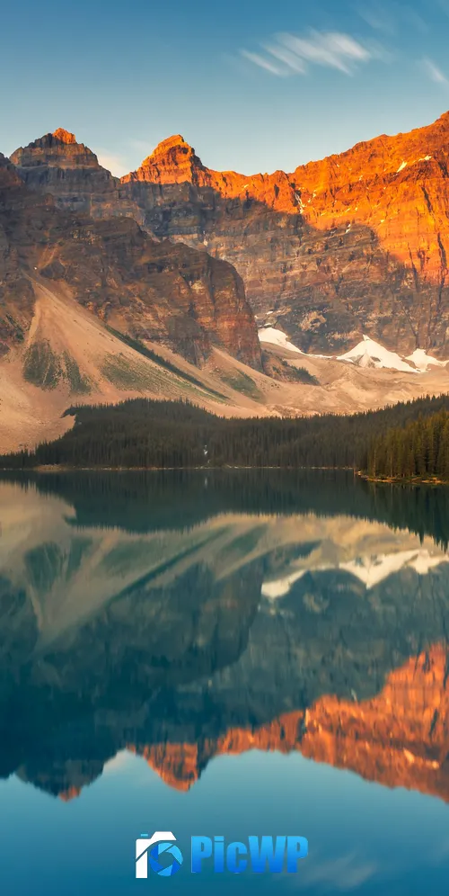 Banff National Park Sunrise 3K Mobile Wallpaper