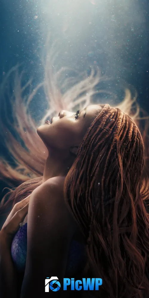 The Little Mermaid Halle Bailey 3K Mobile Wallpaper