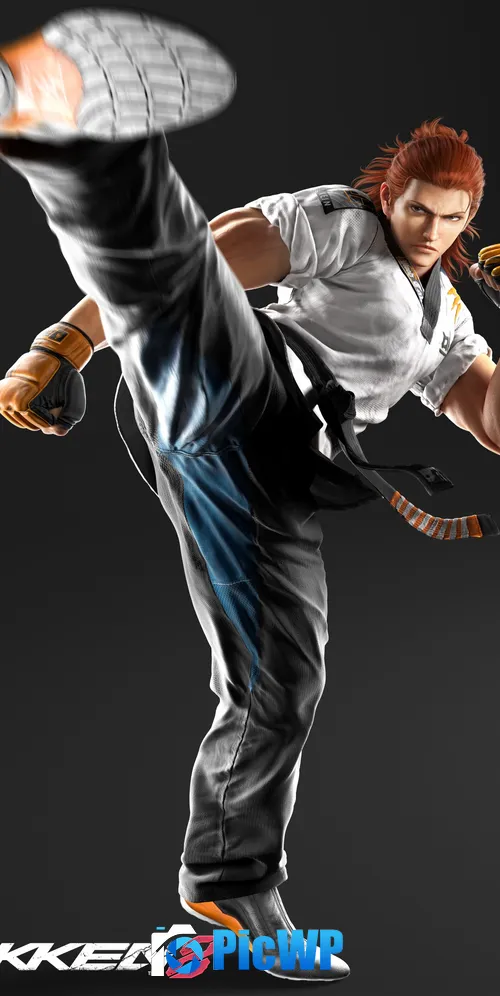 Hwoarang in Tekken 8 iPhone 3K Mobile Wallpaper