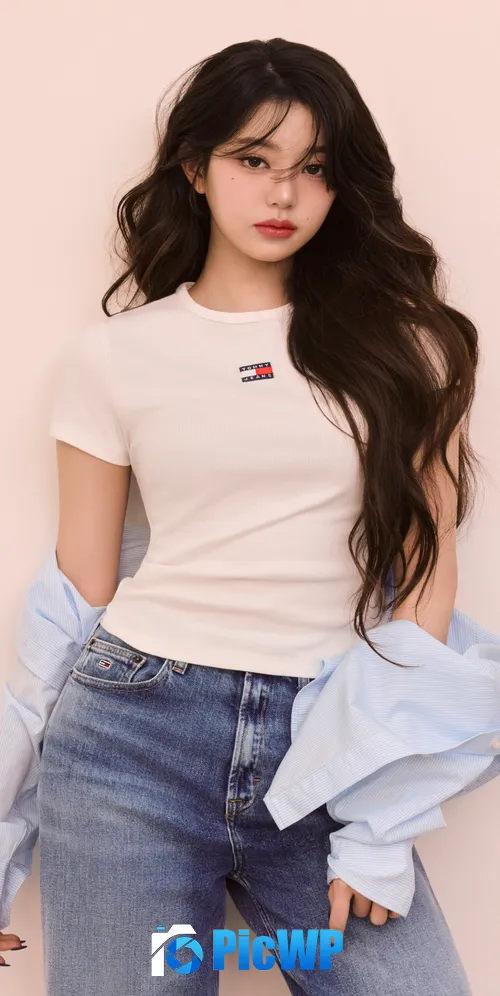 Jang Wonyoung Tommy Hilfiger 3K Mobile Wallpaper