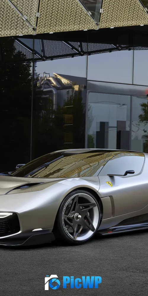 Ferrari KC23 Supercar 3K Mobile Wallpaper