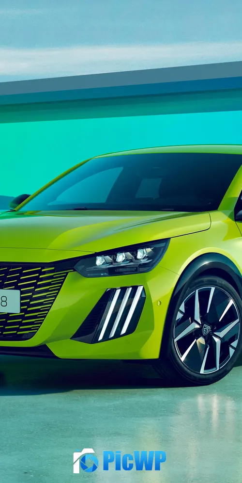 Peugeot e-208 GT Electric cars 3K Mobile Wallpaper
