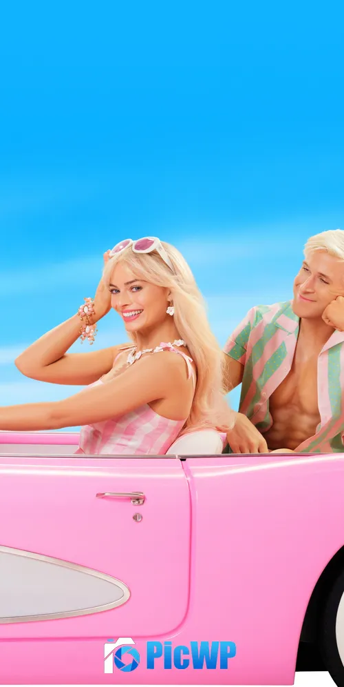 Ryan Gosling as Ken Margot Robbie as Barbie 3K Mobile Wallpaper
