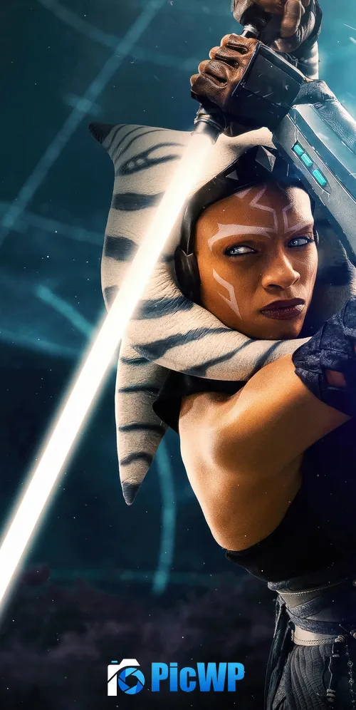 Ahsoka Tano Rosario Dawson 3K Mobile Wallpaper