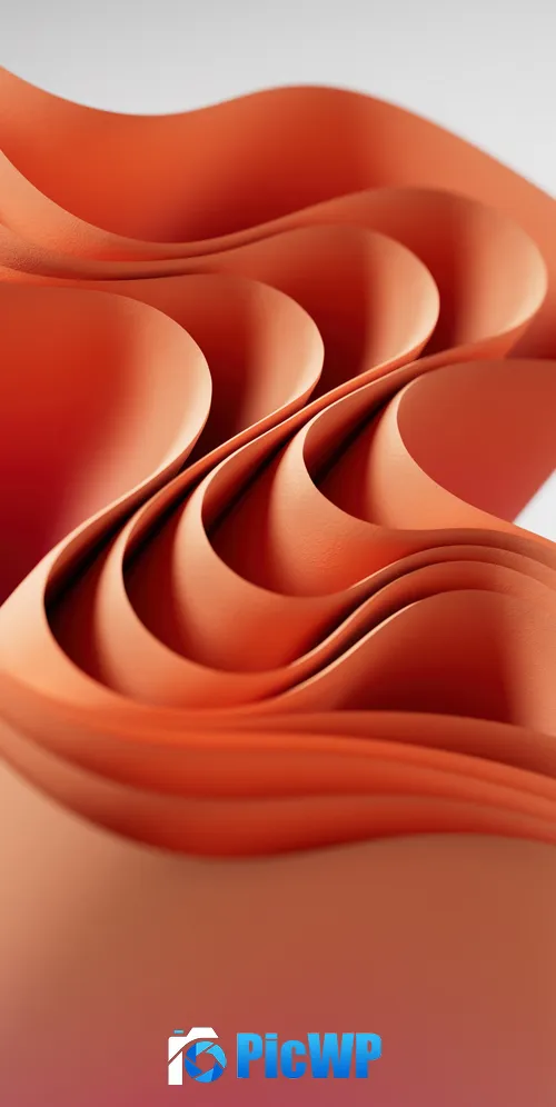 Orange abstract Pastel orange 3K Mobile Wallpaper