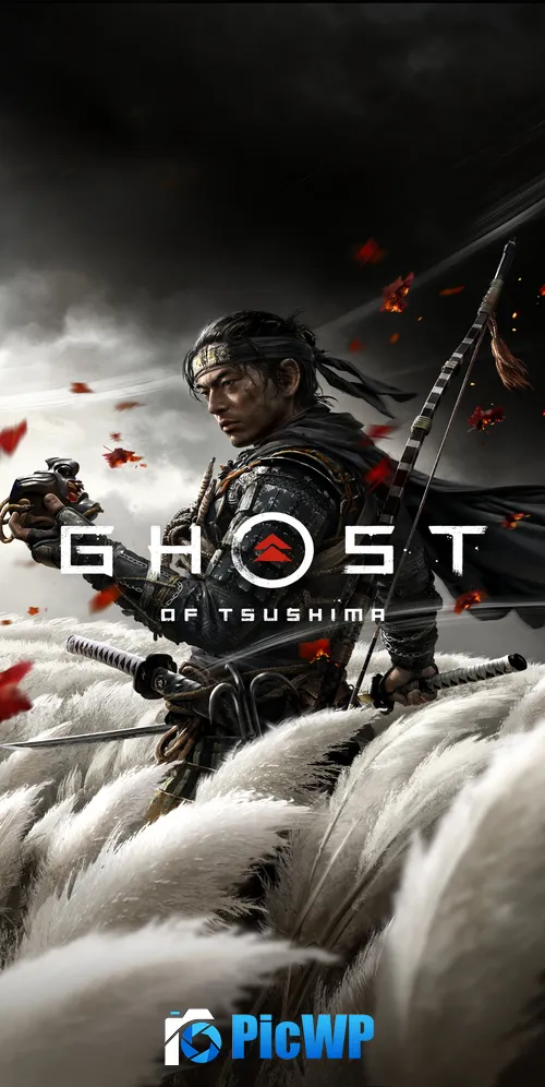 Ghost of Tsushima Jin Sakai 3K Mobile Wallpaper