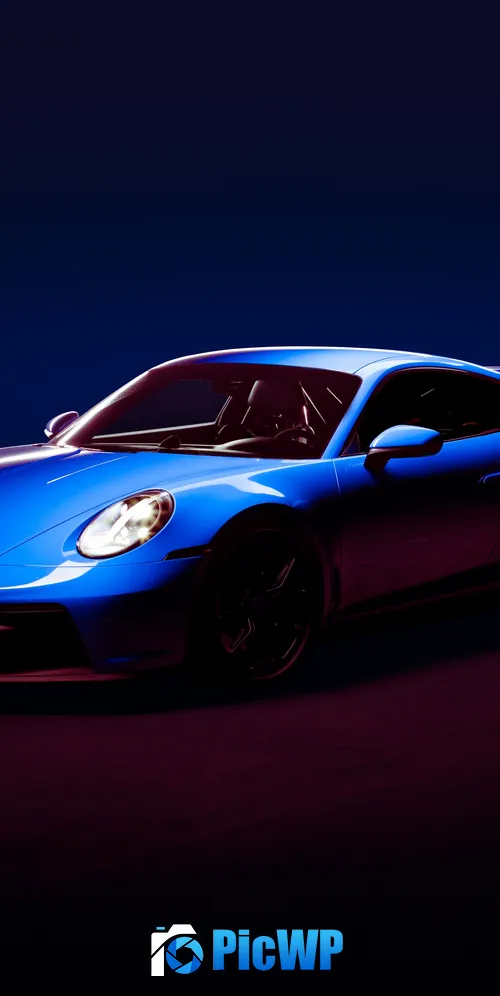 Porsche 911 GT3 Aesthetic 3K Mobile Wallpaper