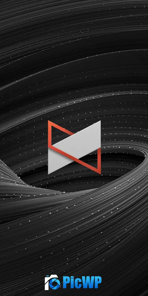 Black abstract MKBHD 3K Mobile Wallpaper