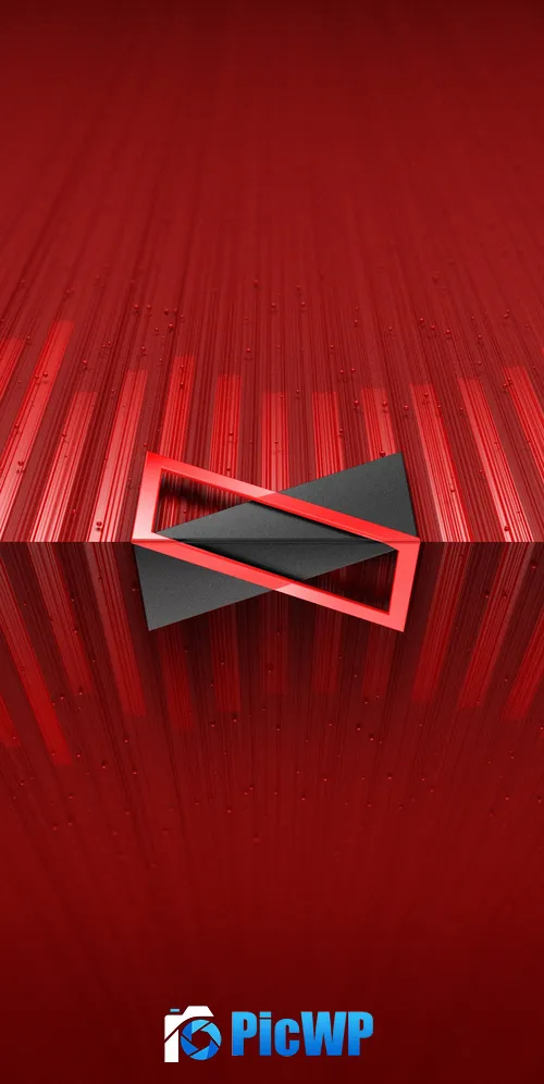 MKBHD Red abstract 3K Mobile Wallpaper