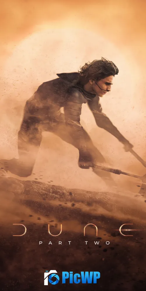 Dune: Part Two Timothée Chalamet 3K Mobile Wallpaper