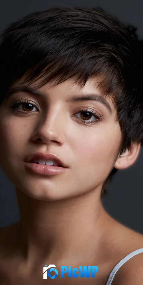 Isabela Merced Dark background 3K Mobile Wallpaper