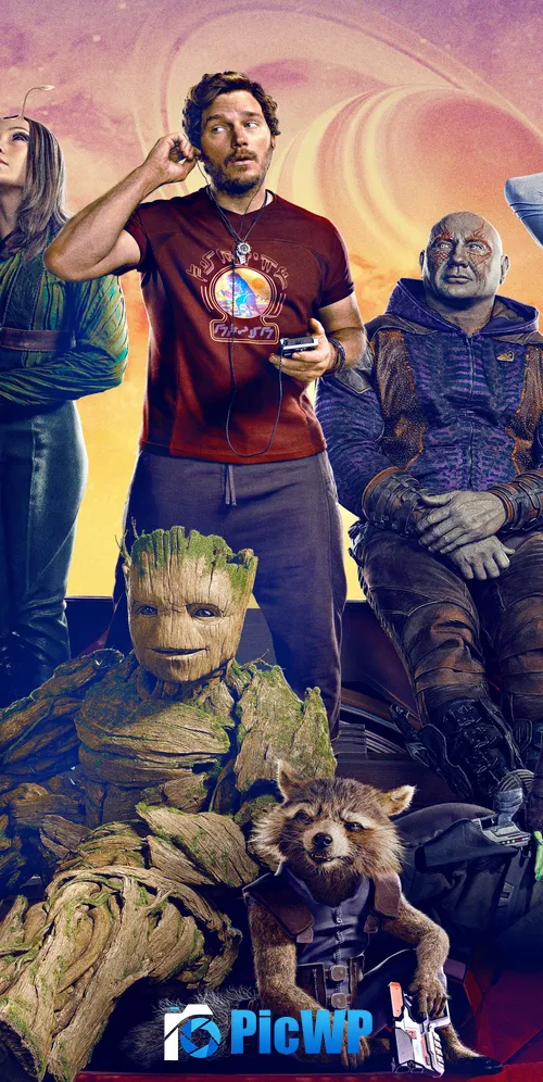 Guardians of the Galaxy Vol. 3 Poster 3K Mobile Wallpaper