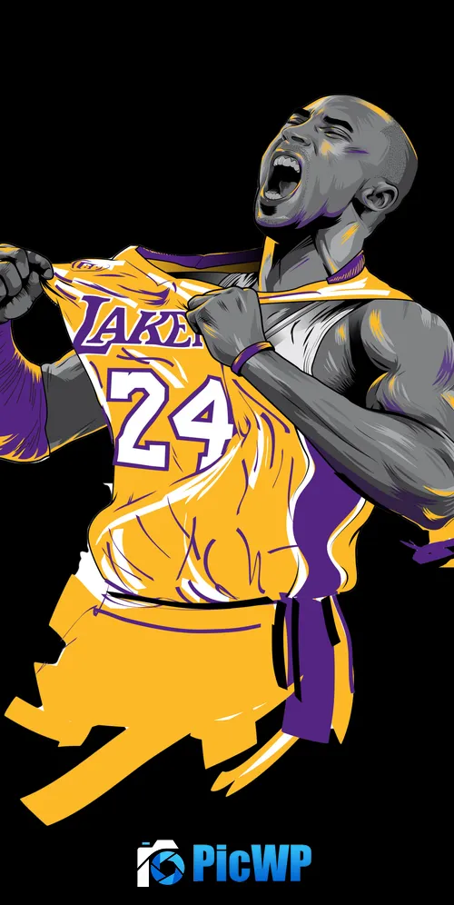 Kobe Bryant Los Angeles Lakers 3K Mobile Wallpaper