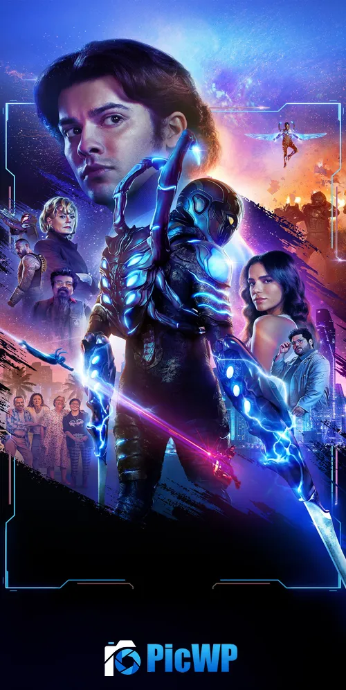Blue Beetle DC Extended Universe 3K Mobile Wallpaper