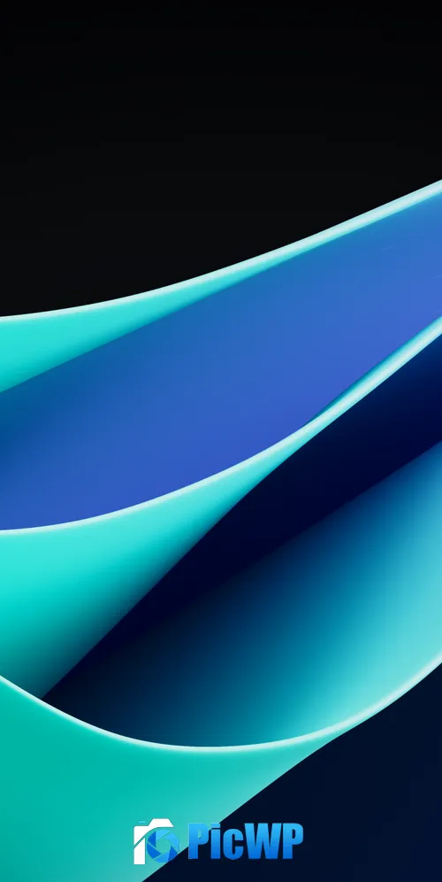 Windows 11 Waves 3K Mobile Wallpaper
