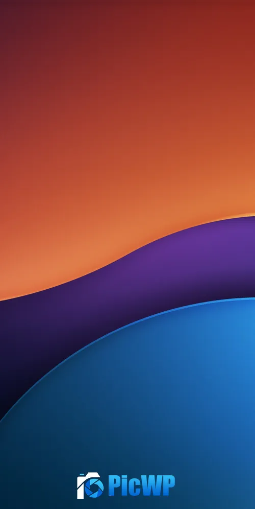 Abstract background Orange 3K Mobile Wallpaper