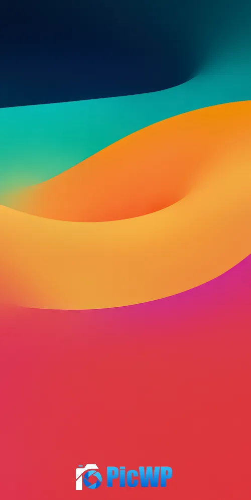 iPadOS 17 Dark Mode 3K Mobile Wallpaper