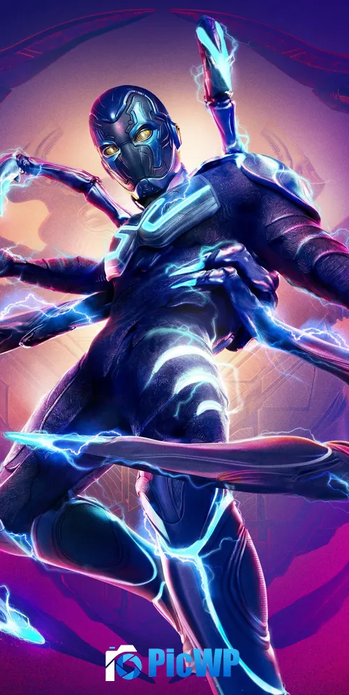 Blue Beetle 4K Movie 3K Mobile Wallpaper