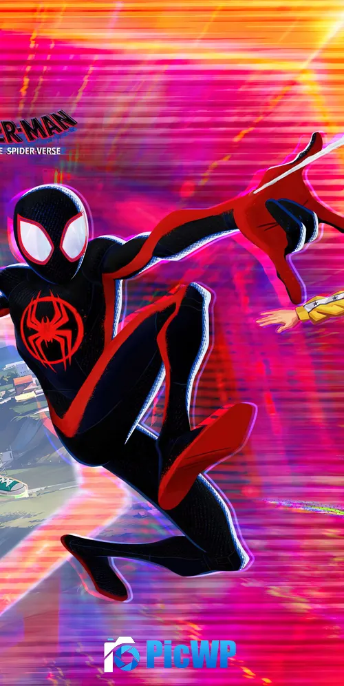 Spider-Man: Across the Spider-Verse Free Fire 3K Mobile Wallpaper