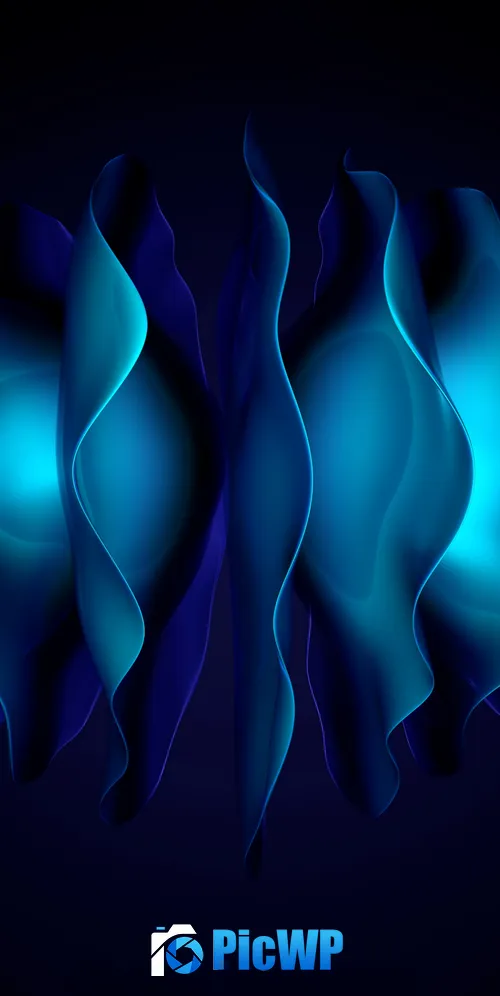 Blue abstract Huawei Mate X3 3K Mobile Wallpaper